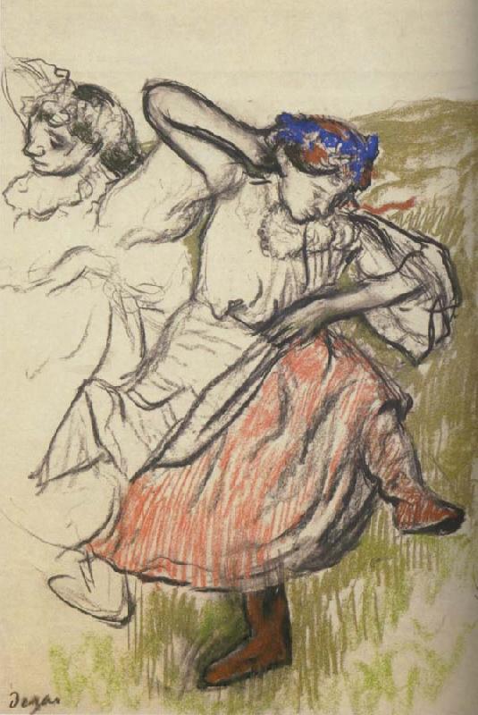 Edgar Degas Russian Dancers oil painting image